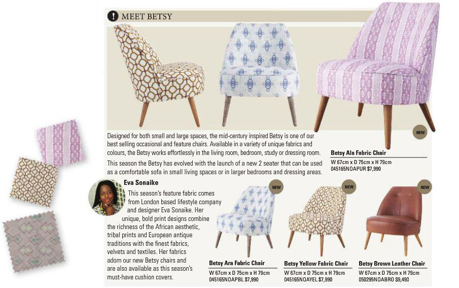 Eva Sonaike collaborates with Indigo Living