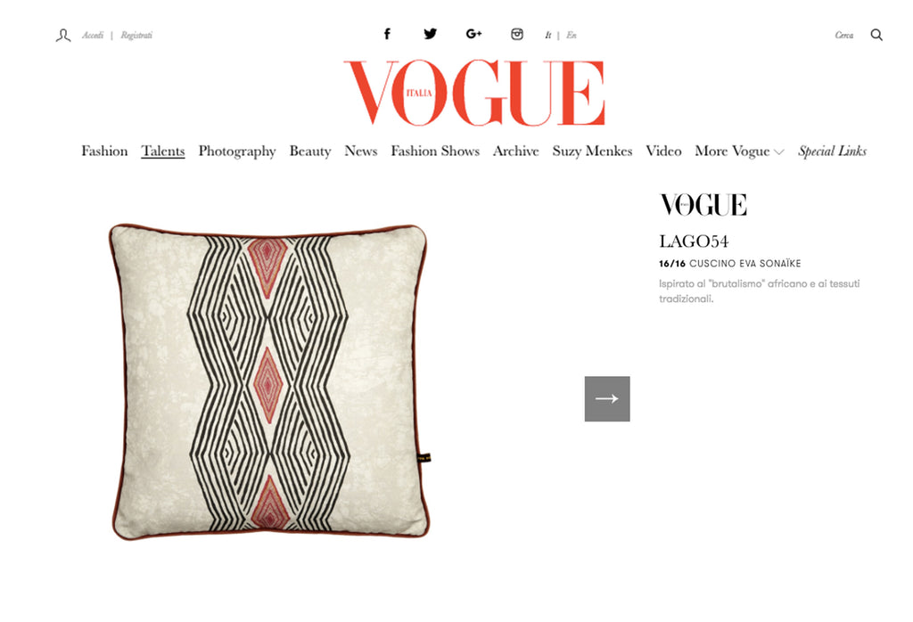 Lago54 in Vogue Italia Featuring Eva Sonaike