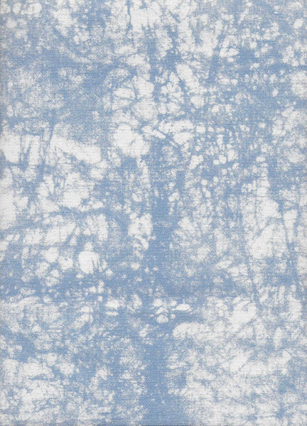 Modern African interior fabric with light blue batik pattern. Interior textile.