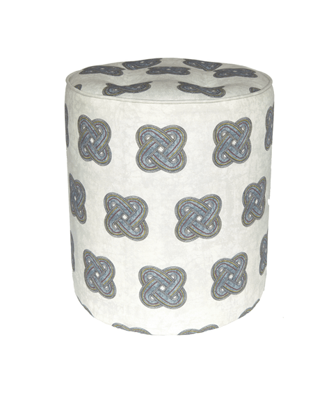 Eva Sonaike Osupa grey pouffe