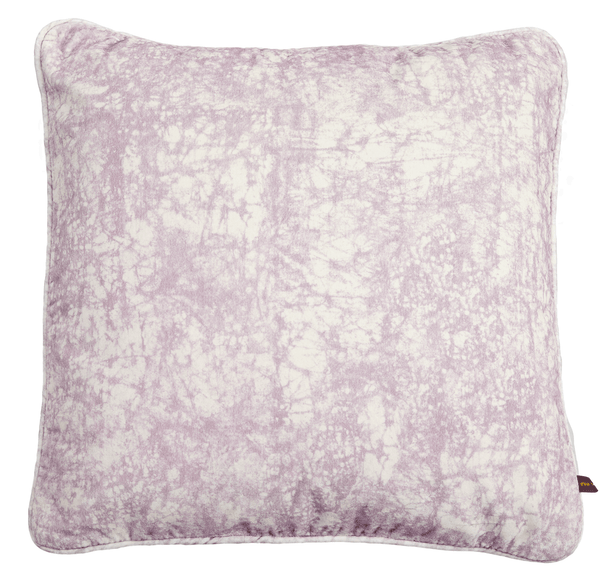 Luxury African cushion with batik pattern in a soft velvet