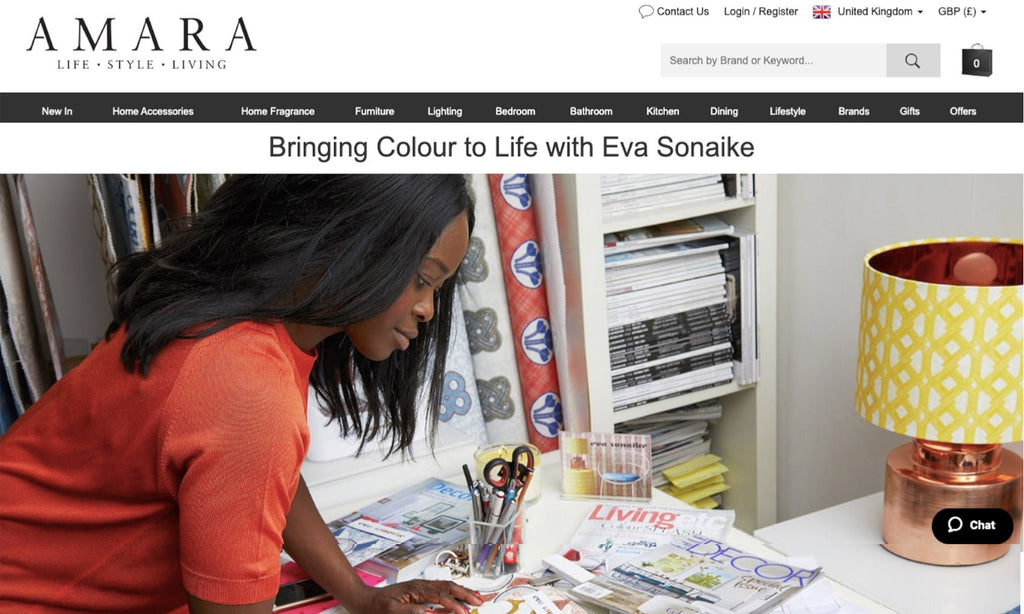 Eva Sonaike on Amara Living