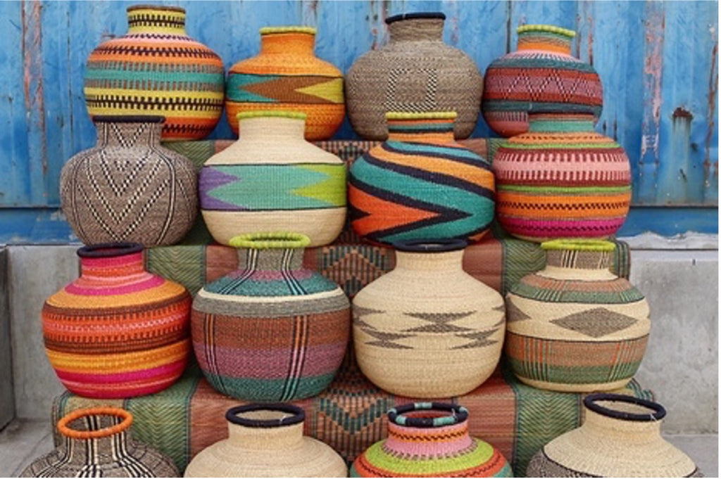 Our favourite woven baskets from the African continent