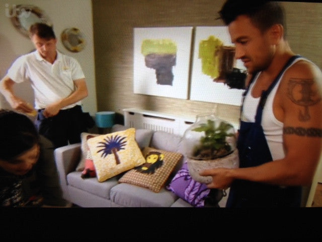 Our cushions were featured on ITV's 60 Minute Makeover