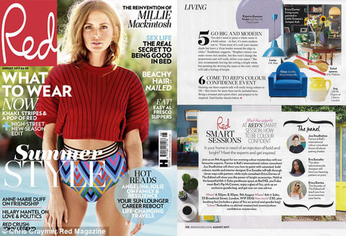Join me at Red magazine's Colour Confidence Masterclass on 9th August ...