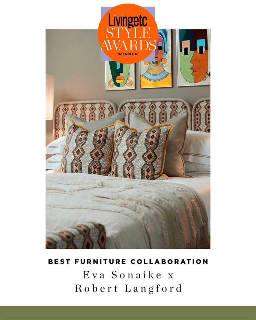 Robert Langford x Eva Sonaike Wins Livingetc Style Award for Best Furniture Collaboration