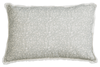 Eyo Grey Linen Fringe Cushion - Eva Sonaike