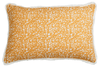 Eyo Orange Linen Fringe Cushion - Eva Sonaike