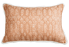 Eyo Pink Linen Fringe Cushion - Eva Sonaike