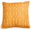 Eyo Orange Linen Fringe Cushion - Eva Sonaike