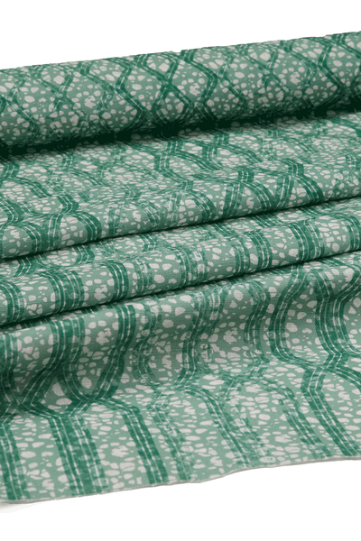 Eyo Green Linen Fabric - Eva Sonaike