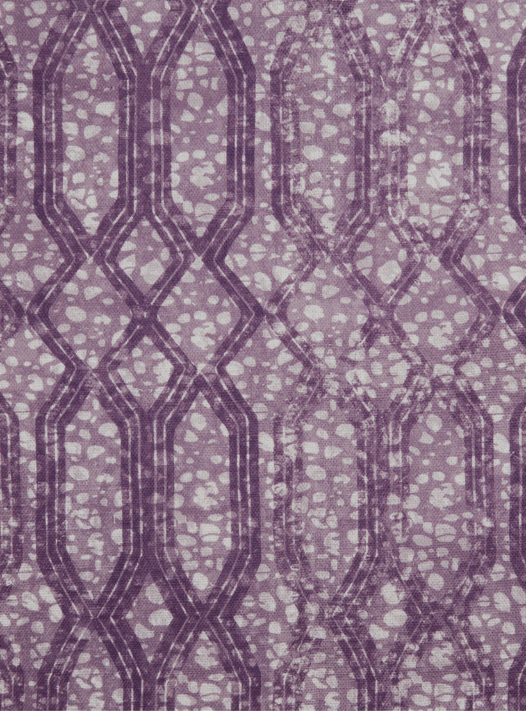 Eyo Purple Linen Fabric - Eva Sonaike