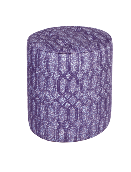 Eyo Pouffe Purple - Eva Sonaike