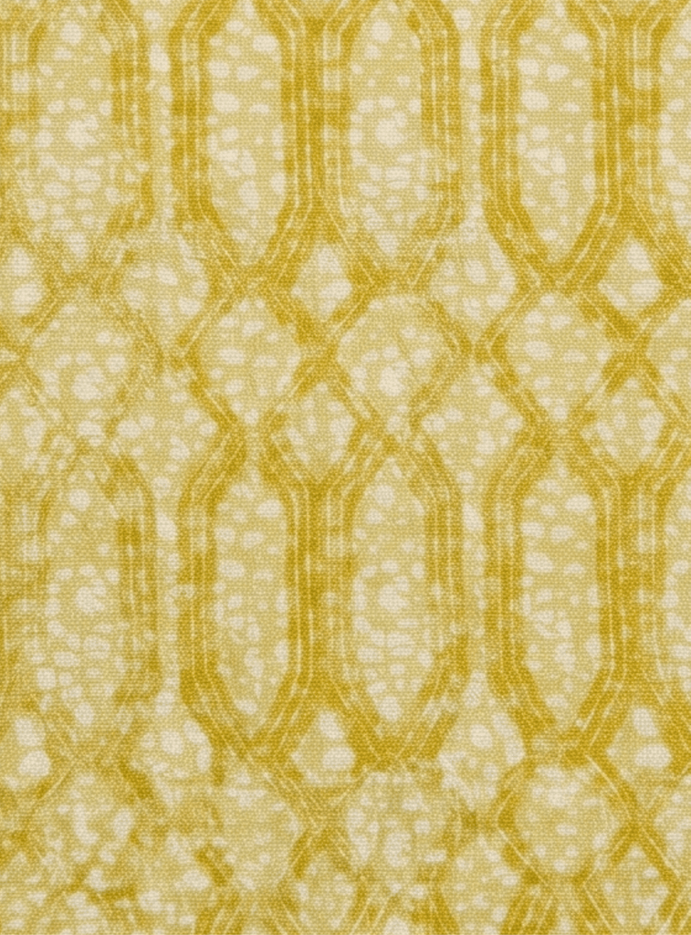 Eyo Yellow Linen Fabric - Eva Sonaike