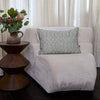 Eyo Grey Linen Fringe Cushion - Eva Sonaike