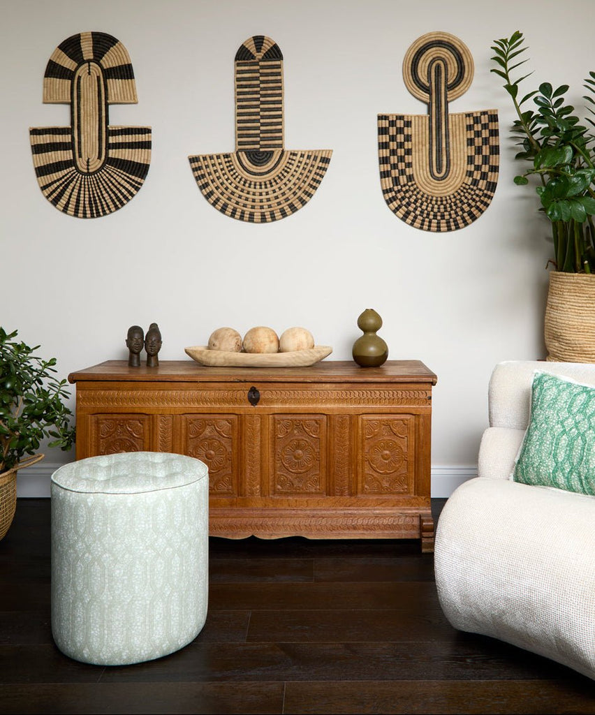 Eyo Pouffe Grey - Eva Sonaike