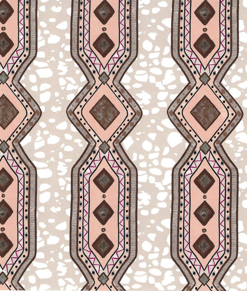 Ife Wallpaper Beige - Eva Sonaike
