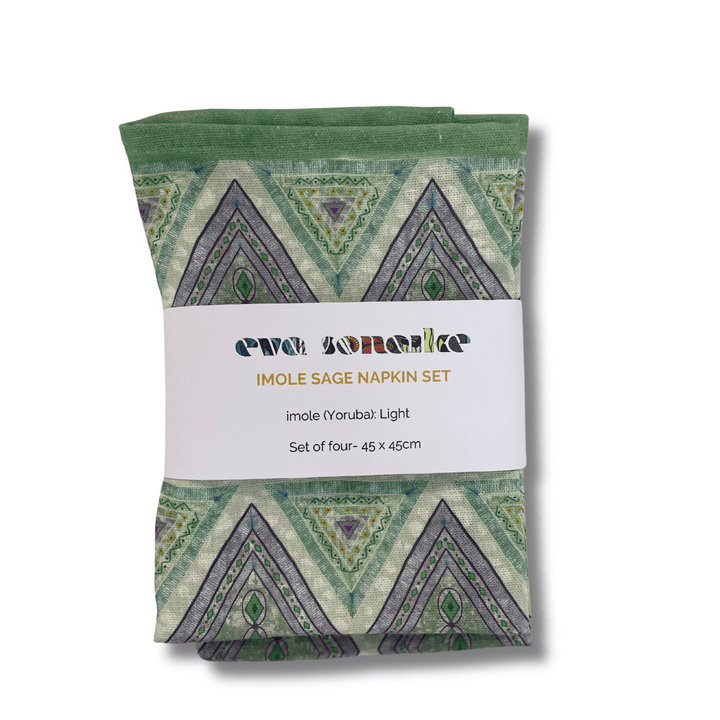 Imole Sage Napkins - Set of 4