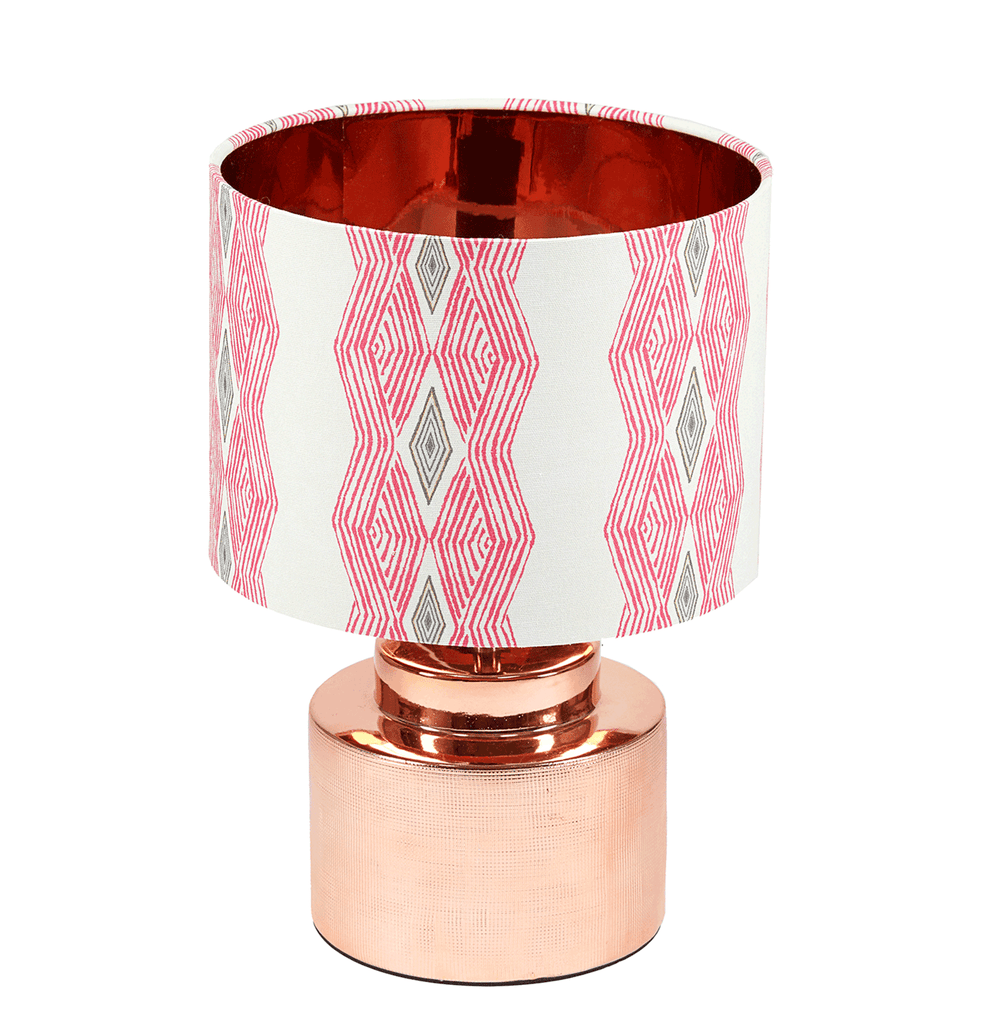 Geometric rose gold lamp shade hotsell