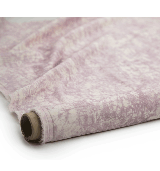 Soft velvet fabric with elegant African batik pattern. Interior textile.